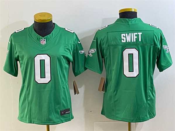 Women's Philadelphia Eagles #0 D'andre Swift Green 2023 F.U.S.E. Football Stitched Jersey(Run Small),We sell and wholesale Women's Philadelphia Eagles #0 D'andre Swift Green 2023 F.U.S.E. Football Stitched Jersey(Run Small) on line form chian!